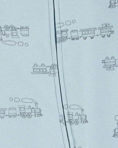 Чоловічок бавовняний з паровозиками від Картерс 000228 фото