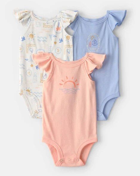 Набір боді майки для дівчаток від Картерс 2001112 фото